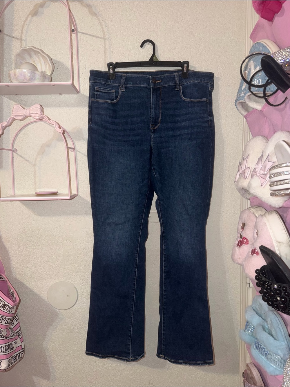 American Eagle Outfitters Dark Blue Bootcut Jeans